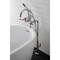 Aqua Vintage CCK8101DKL Freestanding Tub Faucet with Supply Line, Stop Valve, Polished Chrome CCK8101DKL - alternate 4